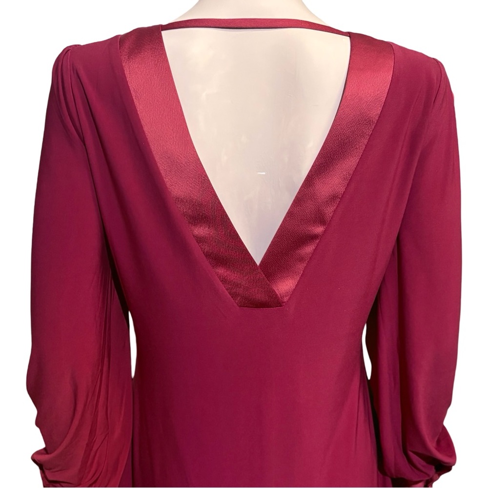 🔥 White House Black Market Satin Cuff Long Sleeve Dress Size Small Women’s - Picture 15 of 16